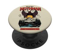 Visit the Mothman Funny Retro Graphic PopSockets Adhesive PopGrip