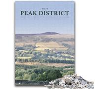 Visit The Peak District 1000 Pieces Jigsaw Puzzle for Adults& Teens, for 14+ Train Your Brain And Your Hands Christmas Game Gifts 1000pcs (50x75cm)