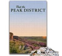 Visit The Peak District Puzzles for Adults And Teenagers, Help The Brain Exercise Addictive Toys to Cultivate Patience Perfect Decoration 2000pcs (70x100cm)