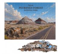 Visit The Petrified Forest Art Wooden Puzzle, Adults, 1000 Pieces | Image-area sorting - a practical indoor pastime on quiet evenings.