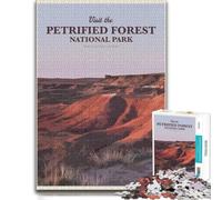 Visit The Petrified Forest Complex Wood Puzzle, Adults, 1000 Pieces | Screen-free family activity with activity for family time over several sessions.