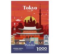Visit Tokyo Jigsaw Puzzle 1000 Pieces, Historic Square Architecture, 1000 Pieces for Adults, Birthday Gift for Adults, Screen-Free Fun, 70x50cm/1000pcs