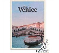 Visit Venice, Jigsaw for Adults, 1000 Pieces, 52x38cm/1000pcs