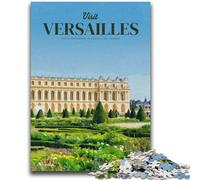 Visit Versailles 1000 Piece Jigsaw Puzzle for Adults Teens, Challenging Game And Family Play Educational Game for Birthday, Chrismas 1000pcs (26x38cm)