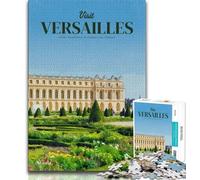 Visit Versailles Jigsaw Puzzles for Adults 1000 Piece,Challenging Game Toys Every Piece Is Unique - Challenging Family Fun Game 38x26cm