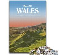 Visit Wales Jigsaw Puzzles for Teenagers 1000, Staycation Kill Time Birthday Present, Gifts, Wall Art for 14+ 2000pcs (70x100cm)