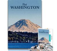 Visit Washington Jigsaw Puzzles for Teenagers 1000 Piece,Family Game Stress Reliever Difficult Challenge Artists Collection,Fine Art 38x26cm