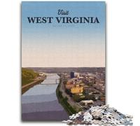 Visit West Virginia 1000 Piece Jigsaw Puzzles for Adults, Family Game Stress Reliever Difficult Challenge Gifts for Friends And Family 2000pcs (70x100cm)