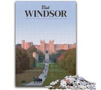 Visit Windsor Puzzles 1000 Pieces for Adults,for Educational Game Challenge Toy for Is Ideal As A Gift for The Whole Family (38x26cm)