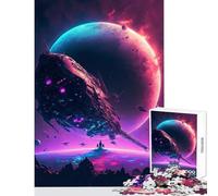 Visiting New Worlds for Adults 1000 Piece Jigsaw Puzzle Great Gifts Stress Reliever Toy Wall Decor for 14+ Puzzle Game Offered (38x52cm)