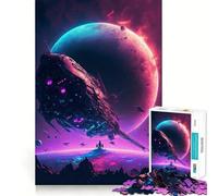 Visiting New Worlds Jigsaw Puzzles 1000 Mental Focus Game Precision Cut Smooth Edges Meaningful Connection Building Game (50x75cm)
