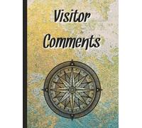 Visitor Comments: Large 8.25 × 11 inch Hardcover Lined Guest Book | 300 Pages | Ideal for Holiday Homes, Cafe's, Rentals and Tourist Attractions