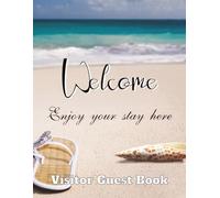 Visitor Guest Book: Large Lined Sign-In Journal for Guests to Write Messages, Comments, or Memories | 100 Pages | 8.5 x 11 Inch Paperback