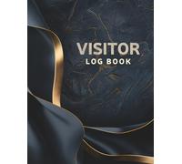 Visitor Log Book: Guest Sign In and Sign Out Register for Business and Office | Track Entries, Exits & Visit Purpose | Record Over 2,000 Visits | 8.5 x 11 Inches - 120 Pages