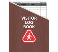 Visitor Log Book: Visitors Record Book for Sign In and Sign Out | A4 Size, Keep Track of Date, Name, Email/ Phone, Time in, Time out and Signature