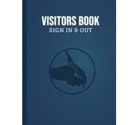 Visitors Book Sign in and Out: Hardback - Confidential Visitors Sign in and Out Book For Small Business, Pubs, Restaurants, Salons. | NHS Track and ... Visitors. GDPR Compliant (Hardcover)