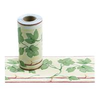VisitRyl Peel and Stick Wallpaper Border for Wall Rustic Green Leaves Nature Decor - Nature Decor for Bedroom Classroom Decor Bulletin Board Borders Paper - 3.93 in X 393.7 in