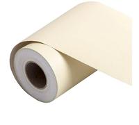 VisitRyl Peel and Stick Wallpaper Borders Self-Adhesive for Bathroom Wall Border Sticker Home Ceiling Decorative Border for Living Room Kitchen Pale Yellow 10cm X 500cm