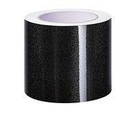 VisitRyl Peel and Stick Wallpaper Borders Self-Adhesive for Bathroom Wall Border Sticker Home Ceiling Decorative Border for Living Room Kitchen Black Crystal 20cm X 500cm