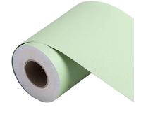 VisitRyl Peel and Stick Wallpaper Borders Self-Adhesive for Bathroom Wall Border Sticker Home Ceiling Decorative Border for Living Room Kitchen Light Green 15cm X 500cm