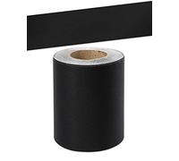 VisitRyl PVC Skirting Board Decorative Border Kitchen Wallpaper Matte Black 5 cm x 500 cm