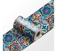 VisitRyl self Adhesive Wallpaper Border wall Tiles Decorative, Peel and Stick wall Border Bathroom Stickers YX-288 10 * 240cm