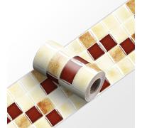 VisitRyl self Adhesive Wallpaper Border wall Tiles Decorative, Peel and Stick wall Border Bathroom Stickers YX-201 15 * 240cm