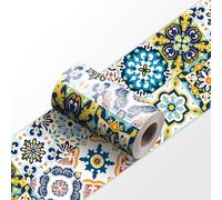 VisitRyl self Adhesive Wallpaper Border wall Tiles Decorative, Peel and Stick wall Border Bathroom Stickers YX-318 30 * 240cm