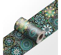 VisitRyl self Adhesive Wallpaper Border wall Tiles Decorative, Peel and Stick wall Border Bathroom Stickers YX-336 10 * 240cm