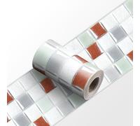 VisitRyl self Adhesive Wallpaper Border wall Tiles Decorative, Peel and Stick wall Border Bathroom Stickers YX-200 15 * 240cm