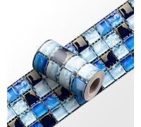 VisitRyl self Adhesive Wallpaper Border wall Tiles Decorative, Peel and Stick wall Border Bathroom Stickers YX-219 15 * 240cm