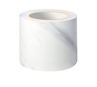VisitRyl Wallpaper Border Peel and Stick for Bathroom Wall Border Sticker Home Ceiling Decorative Border White Glacier 15cm X 500cm