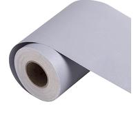 VisitRyl Wallpaper Border Peel and Stick for Bathroom Wall Border Sticker Home Ceiling Decorative Border Light Grey 10cm X 500cm