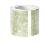 VisitRyl Wallpaper Border Peel and Stick for Bathroom Wall Border Sticker Home Ceiling Decorative Border Green Jade 10cm X 500cm