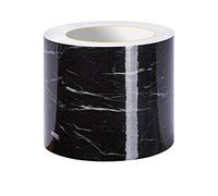 VisitRyl Wallpaper Border Peel and Stick for Bathroom Wall Border Sticker Home Ceiling Decorative Border Obsidian 15cm X 500cm