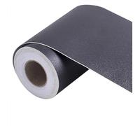 VisitRyl Wallpaper Border Peel and Stick for Bathroom Wall Border Sticker Home Ceiling Decorative Border Pure Black 20cm X 500cm