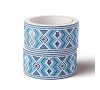 VisitRyl Wallpaper Border Self Adhesive Wall Tiles Decorative, Peel and Stick Wall Border Bathroom Stickers Cartoon Children's Roomblue 12cm X 1000cm