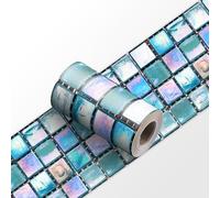 VisitRyl Wallpaper Border Self Adhesive Wall Tiles Decorative, Peel and Stick Wall Border Bathroom Stickers YX-220 20 * 240cm