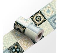 VisitRyl Wallpaper Border Self Adhesive Wall Tiles Decorative, Peel and Stick Wall Border Bathroom Stickers YX-328 30 * 240cm