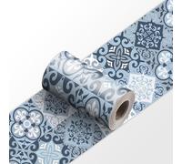 VisitRyl Wallpaper Border Self Adhesive Wall Tiles Decorative, Peel and Stick Wall Border Bathroom Stickers YX-175 20 * 240cm