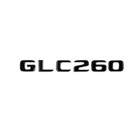 VISIYUBL Car 3D ABS Trunk Letters Logo Badge Emblem Decals Styling Sticker Fit For Mercedes Fit For Benz GLC Class GLC63 GLC260 GLC300 4Matic X253(GLC260)