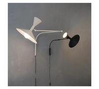 Viskee - Rocker Arm Wall Lamp Minimalist Rotatable Wall Sconce Lighting Fixture Compatible with Living Room Dining Room Led Home Decor Plug-in, vintage chandeliers