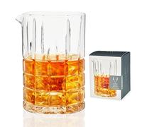 Viski Highland 18oz Square Cut Crystal Cocktail Glass Cocktail Bar Accessories