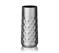 Viski Paragon Stainless Steel Stemless Champagne Flute, Ceramic Coating, Insulated Sparkling Wine Glass for Prosecco, Mimosas, Mocktails, Birthday Gifts, Wedding Gifts, 9 oz, Set of 1, Platinum