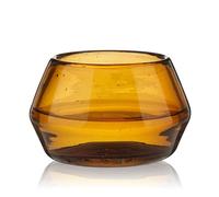 Viski Tequila Tasting Glass, Recycled Copita Glass for Tequila, Mezcal, or Spirits, Handmade Mexican Glassware, Elegant Drinkware Perfect for Home Bars, 5 oz, Set of 1, Orange