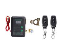 VISLONE Digital Battery Disconnect Switch, 12V 24V Manual Remote Control with Automatic Protection for Cars SUVs Trucks EVs, with IP65 and Overcurrent Protection