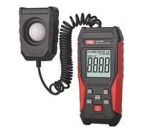 Vislone Digital Light Meter Illuminance Lux Meter with Record Function LCD Display 0~200,000 Measurement Range Flexible Sensor Light Tester for Photography Plants Indoor Outdoor