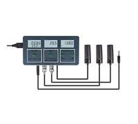 VISLONE New Professional 8 in 1 Multi-Parameter Water Testing Meter Digital LCD Multi-Function Water Quality Monitor PH/EC/TDS/Salt/S.G/CF/ORP/Temperature Multiparameter Water Quality Tester