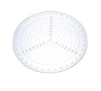 VISLONE Round Center Finder, Compass Clear Acrylic, Lathe Centering Gauge Circles Diameter for Drawing Circles Wood Turning Lathe