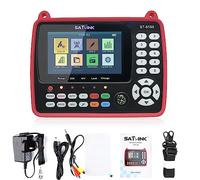 Vislone Satellite Finder, HD Satellite TV Signal Finder, Satellite Signal Detector, ST-5150 DVB-S2/T2/C Combo Digital Handheld Signal Meter H.265 HEVC MPEG-4 4.3 Inch TFT LCD UK Plug